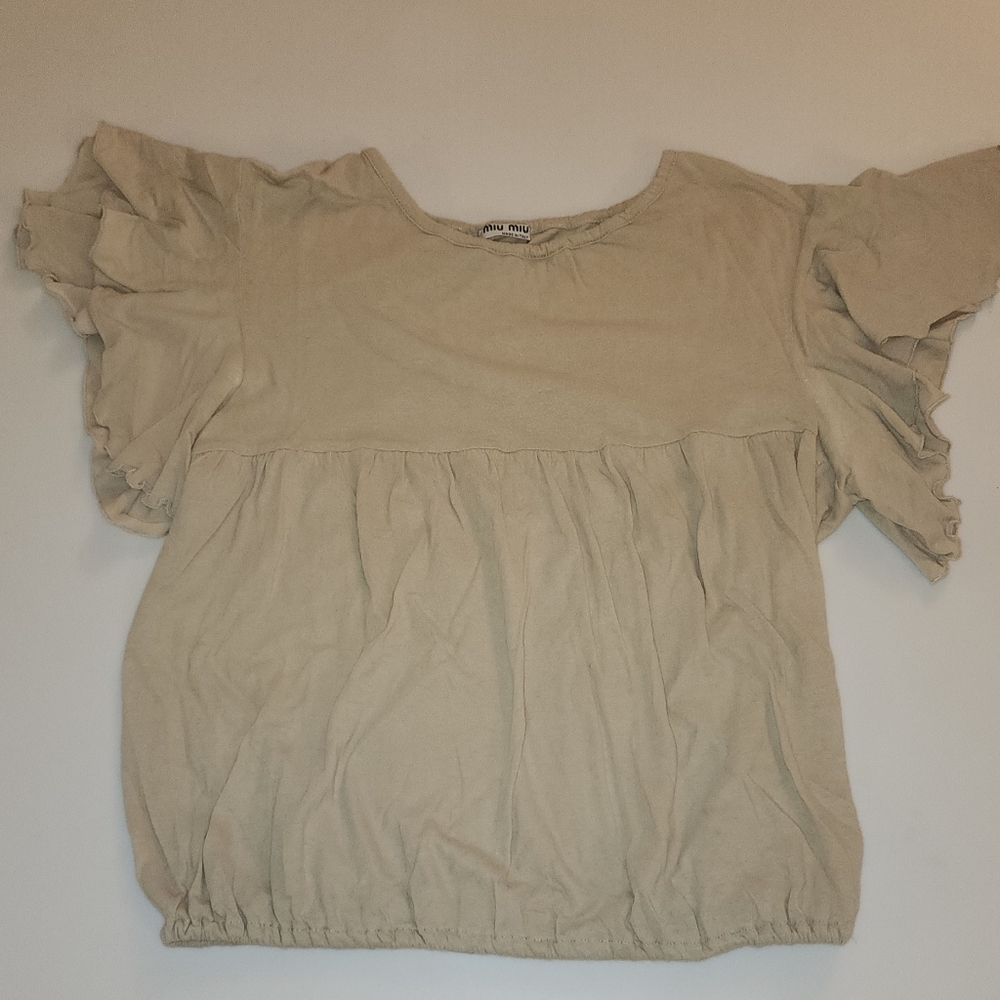 Miu Miu Beige Top Women size S